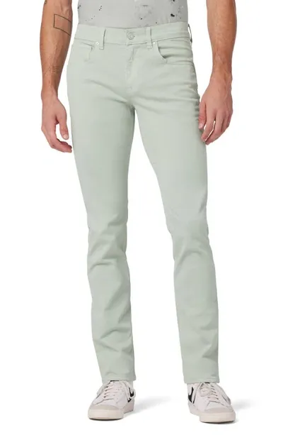 Hudson Blake Slim Straight Leg 5-pocket Pants In Light Moss