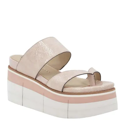 Naked Feet Flux Platform Sandal In Rosette