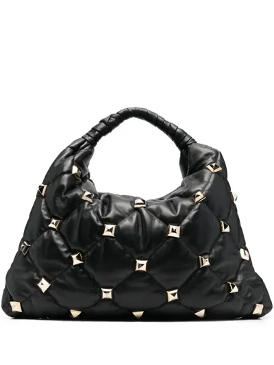 Philipp Plein Pyramid-stud Embellished Tote Bag In Black