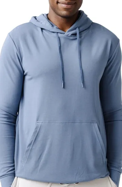 Cozy Earth Ultrasoft Pullover Hoodie In Blue