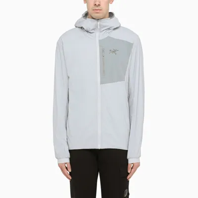 Arc'teryx Parton Logo-print Shell Hooded Jacket In Solitude