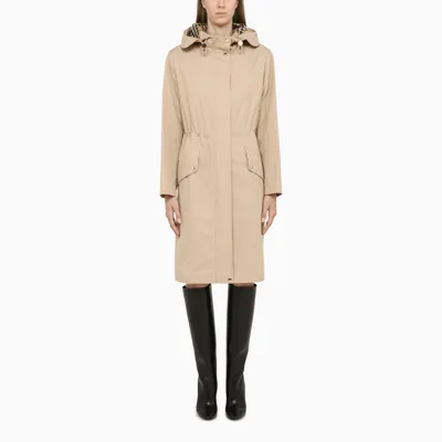 Burberry Beige Trench Coat With Drawstring