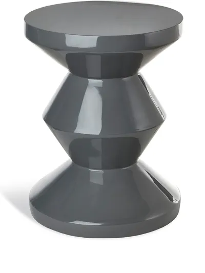 Polspotten Zig Zag Stool In Grey