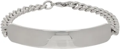 Apc Darwin Silver-tone Id Bracelet