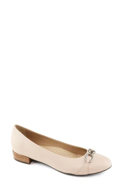 Marc Joseph New York Alden Park Flat In Nude Leather