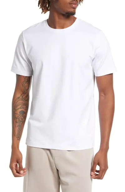 Alo Yoga Conquer Reform Performance T-shirt In White