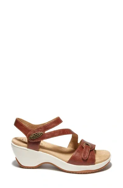 Halsa Footwear Cindy Sandal In Cognac