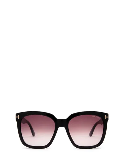 Tom Ford Eyewear Square Frame Sunglasses In Black