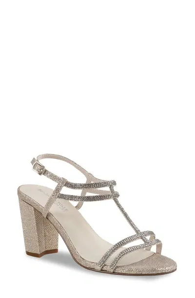 Touch Ups Sam Ankle Strap Sandal In Champagne