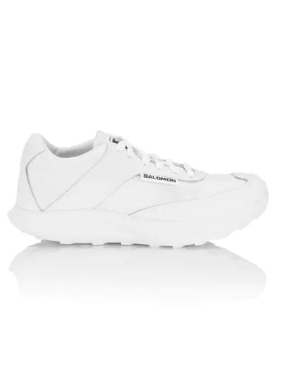 Comme Des Garçons X Salomon Sr90 Panelled Low-top Sneakers In White