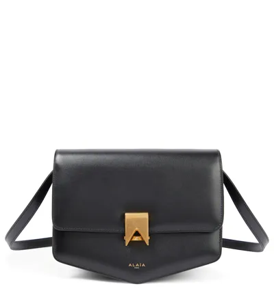 Alaïa Le Papa Small Leather Crossbody Bag In Black