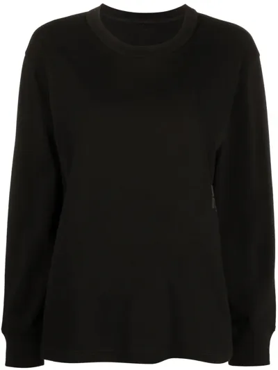 Alexander Wang Logo-patch Sweatshirt In Black