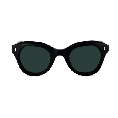 Lesca Looping 5 Sunglasses In Nero