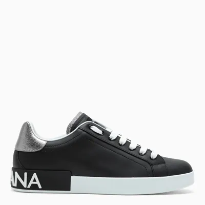 Dolce & Gabbana Dolce&gabbana | Black/silver Portofino Sneakers