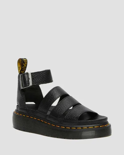 Dr. Martens' Damen Clarissa Ii Quad Plateau Sandalen In Schwarz