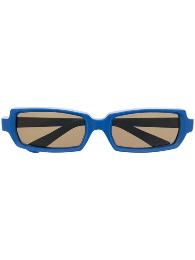 Undercover Rectangular-frame Sunglasses In Blau