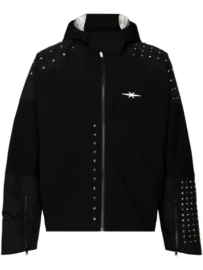 Phipps Black Punk Rain Zip-up Jacket