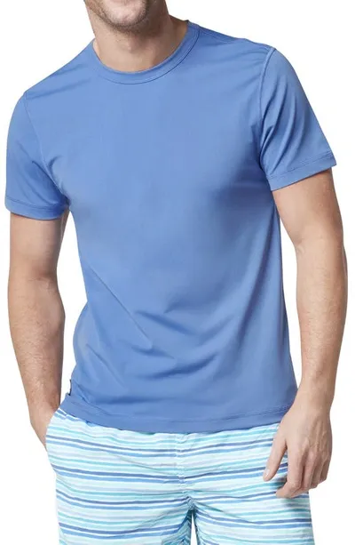 Tom & Teddy Short Sleeve Rashguard In Marine Blue