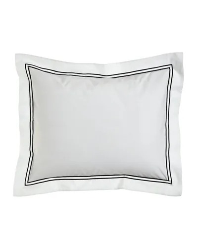 Sferra Grande Hotel King Pillowcase, Pair In White/cadet