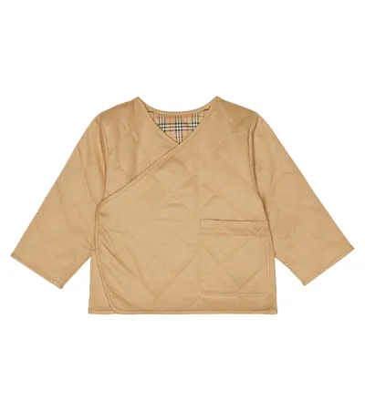 Burberry Baby Reversible Beige Quilted Jacket