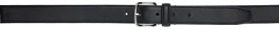 The Row Classic Calf Leather Belt In Black