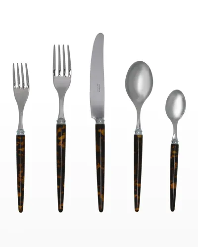 Capdeco Tang 5-piece Place Setting, Tortoise