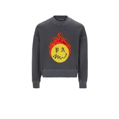 Palm Angels Sweatshirt En Coton