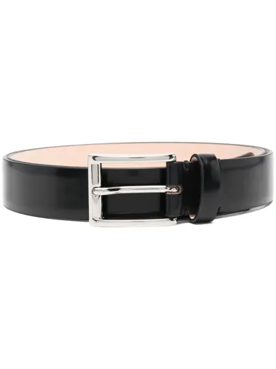 Maison Margiela Adjustable Buckle-fastening Belt In Nero