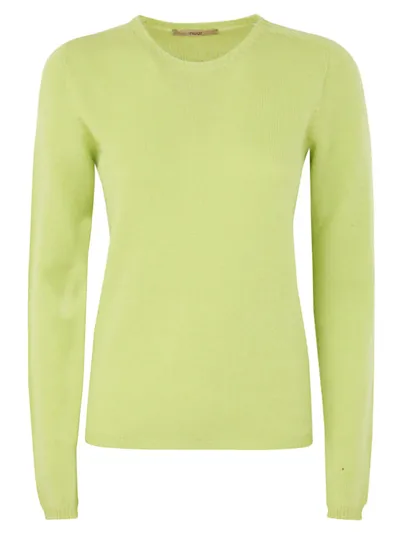 Nuur Cashmere Round-neck Jumper In Green