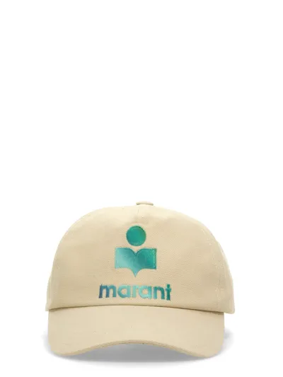 Isabel Marant Baseball Cap "tyron" In Powder