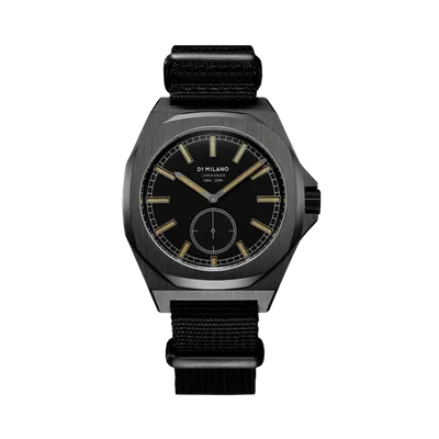 D1 Milano Watch Commando 38 Mm In Black/gun Metal