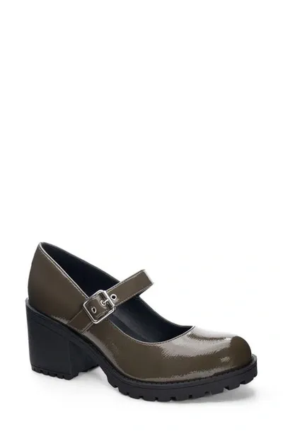 Dirty Laundry Lita Mary Jane Pump In Olive