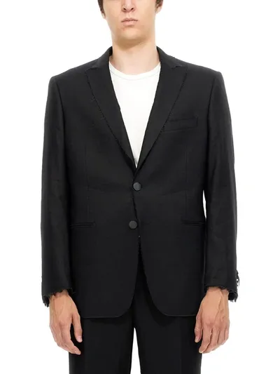 Tonello Single-breasted Jacket In Black