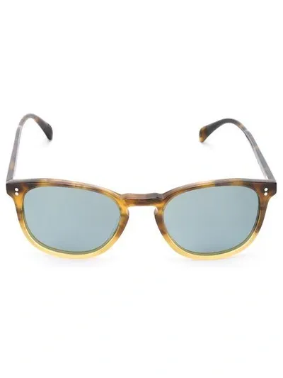 Oliver Peoples Finley Esq. 51 Acetate Sunglasses, Brown Tortoise