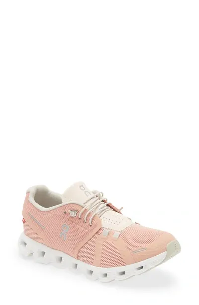 On Cloud 5 Running Shoe In Rose/shell