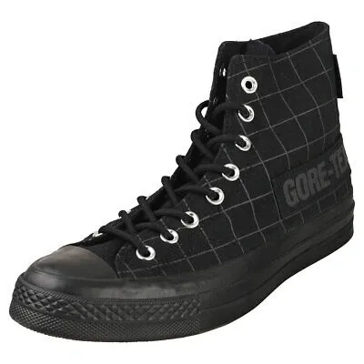 Pre-owned Converse Chuck Taylor 70 Hi Gore-tex Unisex Black Sneaker Mode - 43 Eu