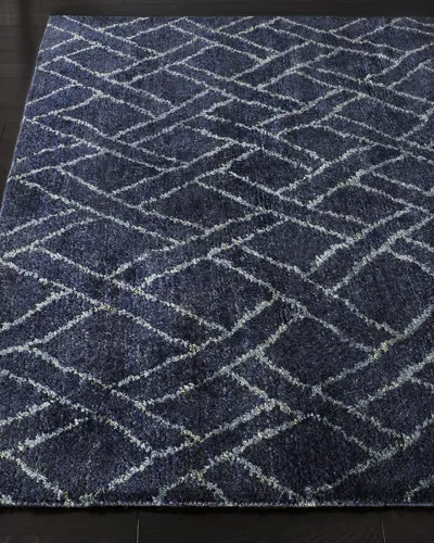 Ralph Lauren Fairfield Indigo Rug, 6' X 9'