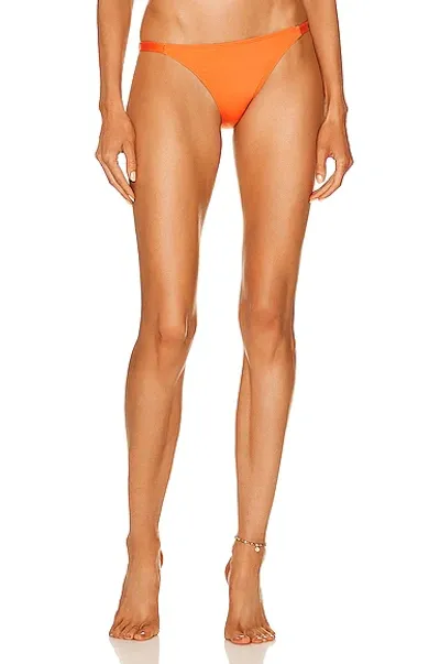 Asceno The Biarritz Bikini Bottom In Orange