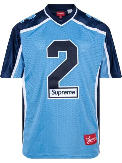 Supreme Above All Football Jersey In Blau