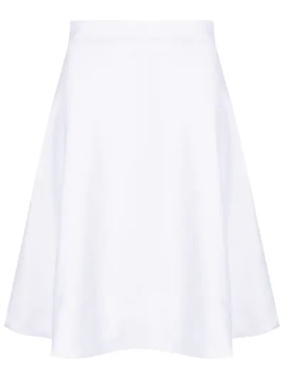 Amir Slama High-waist Midi Skirt In White