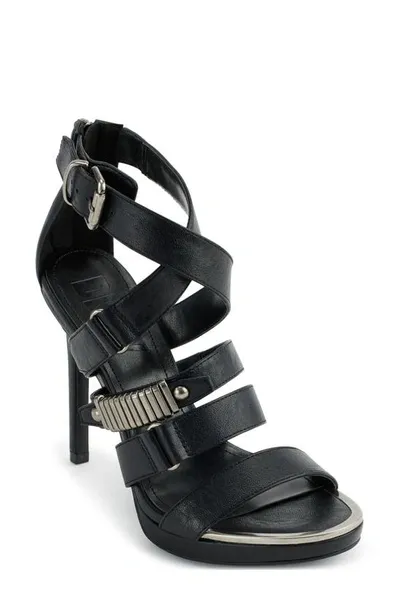 Dkny Deb Strappy Stiletto Sandal In Black