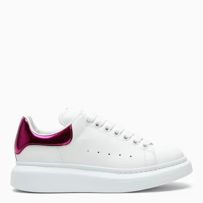 Alexander Mcqueen White And Fuchsia Oversized Sneakers