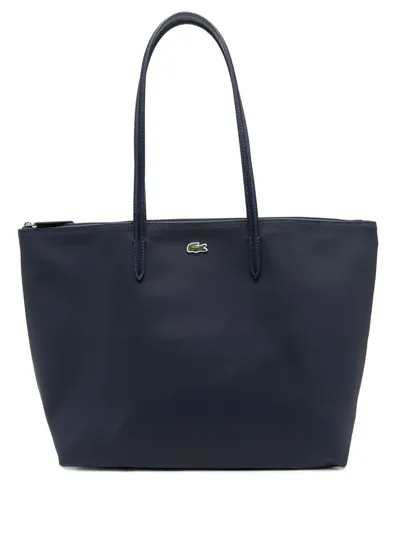 Lacoste Concept Tote Bag In Blau