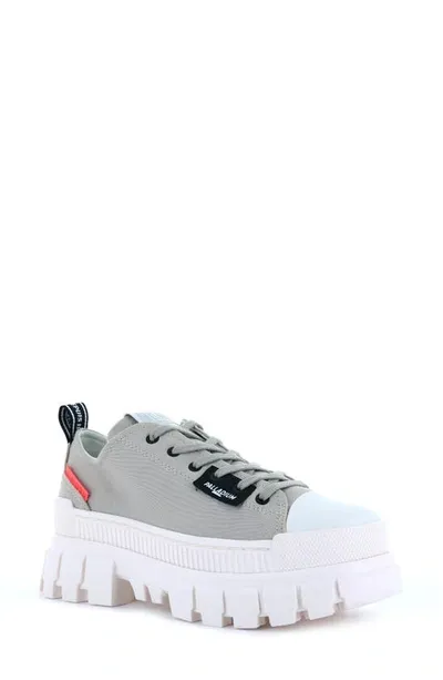 Palladium Revolt Lo Tx Platform Sneaker In White