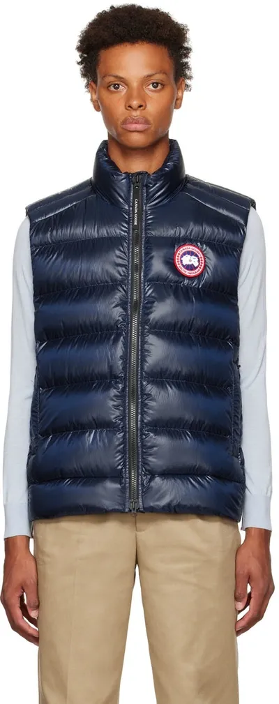 Canada Goose Crofton Vest In Blue