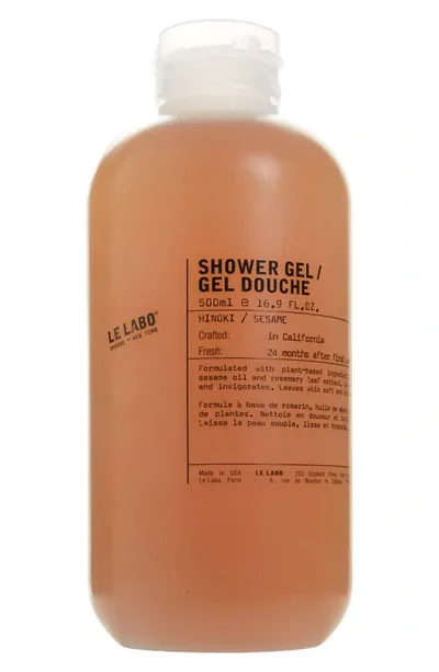 Le Labo Hinoki Shower Gel $72 Value