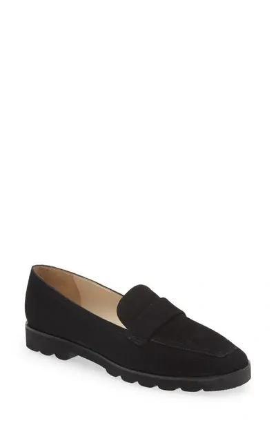 Amalfi By Rangoni Giuliano Loafer In Black Cashmere