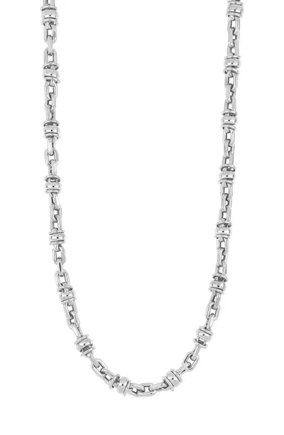 Bony Levy 14k Gold Disc Link Necklace In 14k White Gold