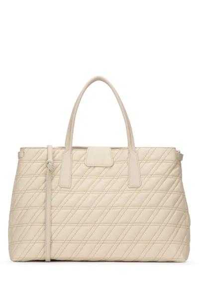 Zanellato Quilted Borse Shopping Bag In Beige