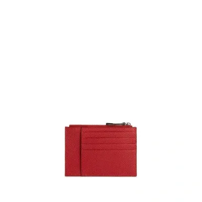 Lancel Ninon Large Leather Zip-up Card Holder